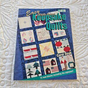 Easy Paper-Pieced Keepsake Quilts Book By Doak, Block & Alphabet, Vintage 1995